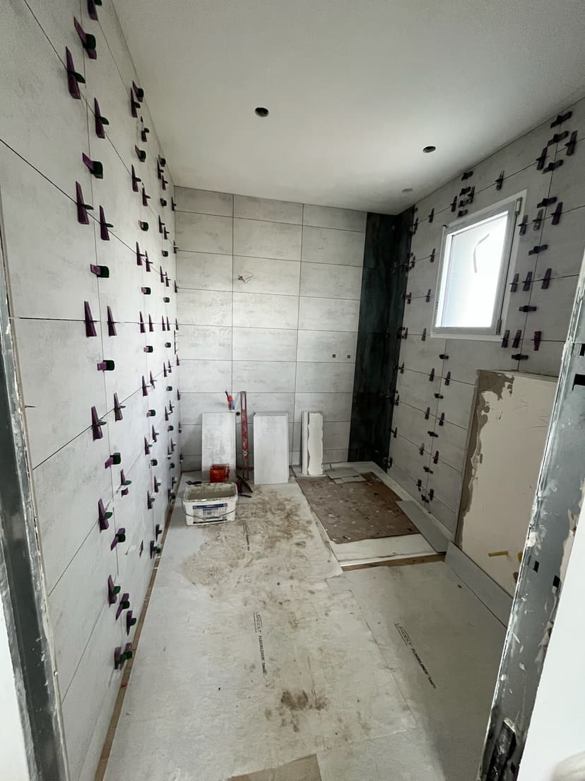 Étape de construction d'une maison neuve