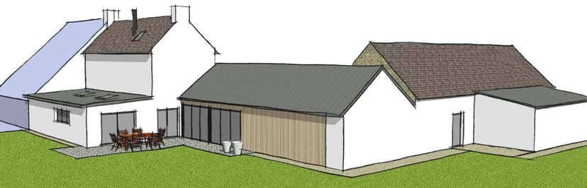 Rénovation extérieure d'une longère