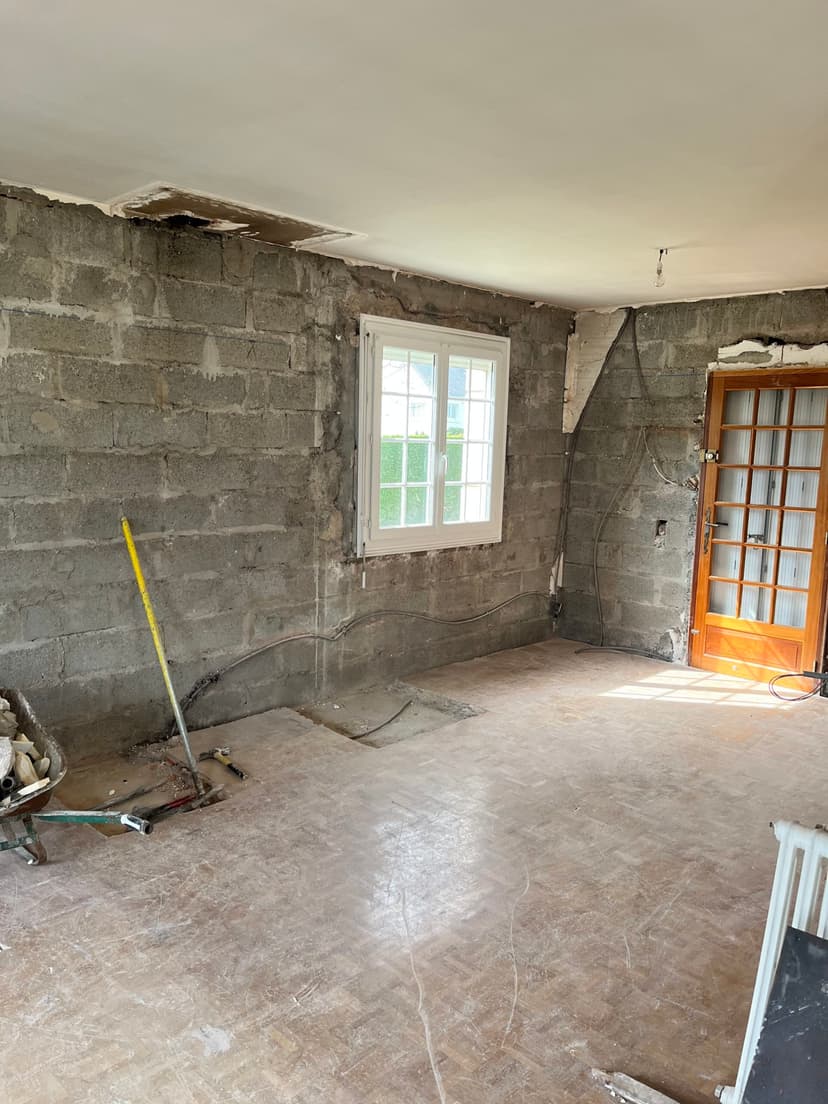 Rénovation d'une maison à Plouay