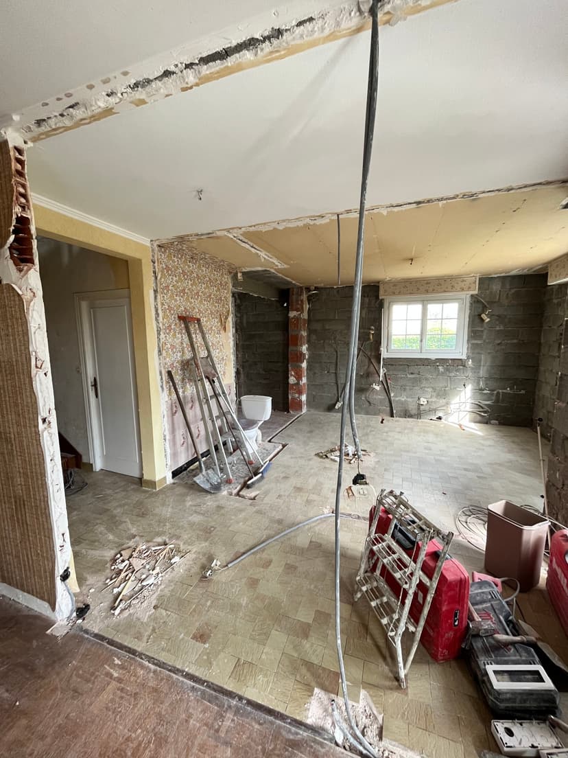 Rénovation d'une maison à Plouay