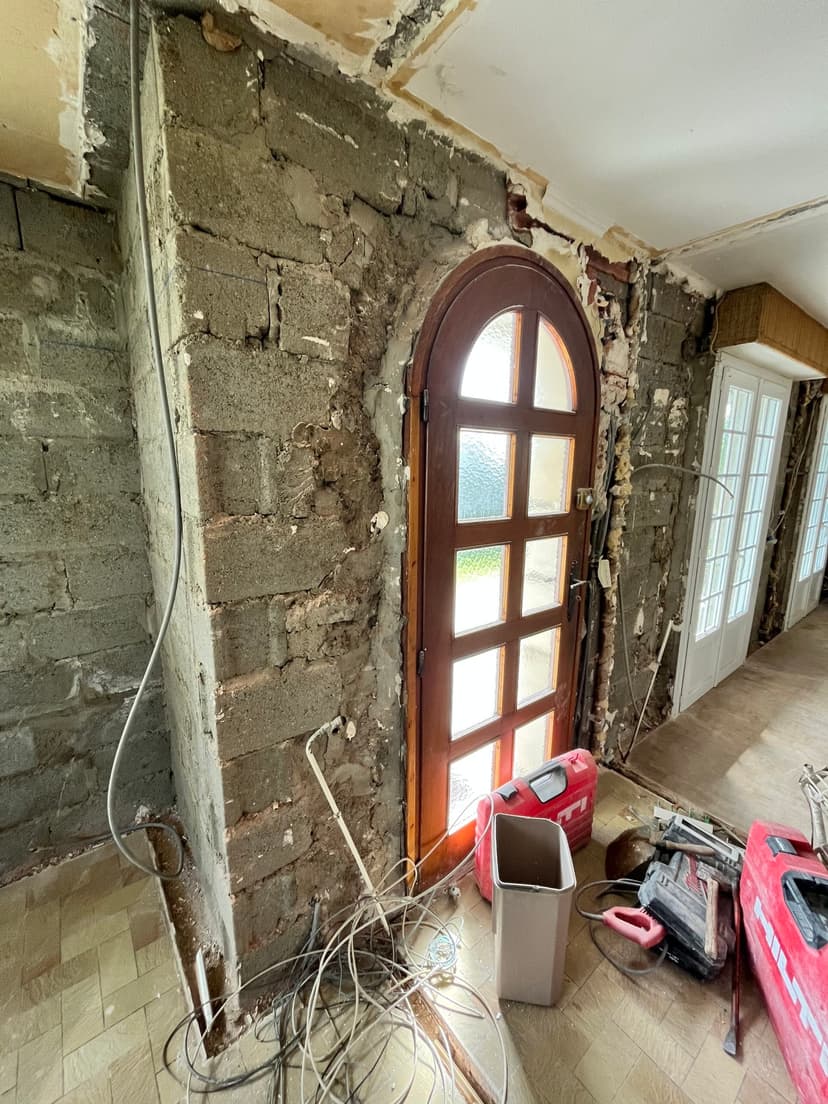 Rénovation d'une maison à Plouay