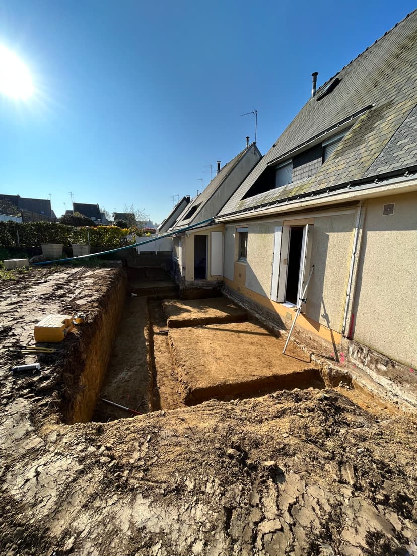 Construction d'une extension à Hennebont