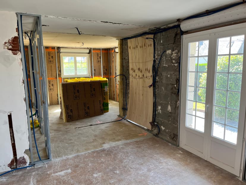 Rénovation d'une maison à Plouay