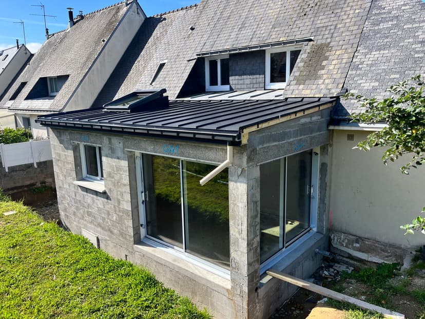 Construction d'une extension à Hennebont